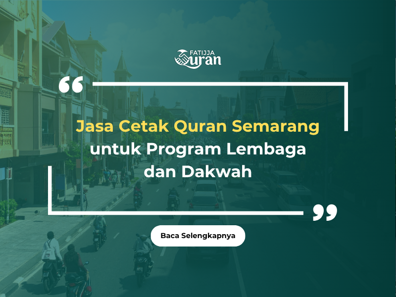jasa cetak quran semarang