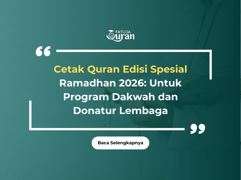 cetak quran edisi spesial