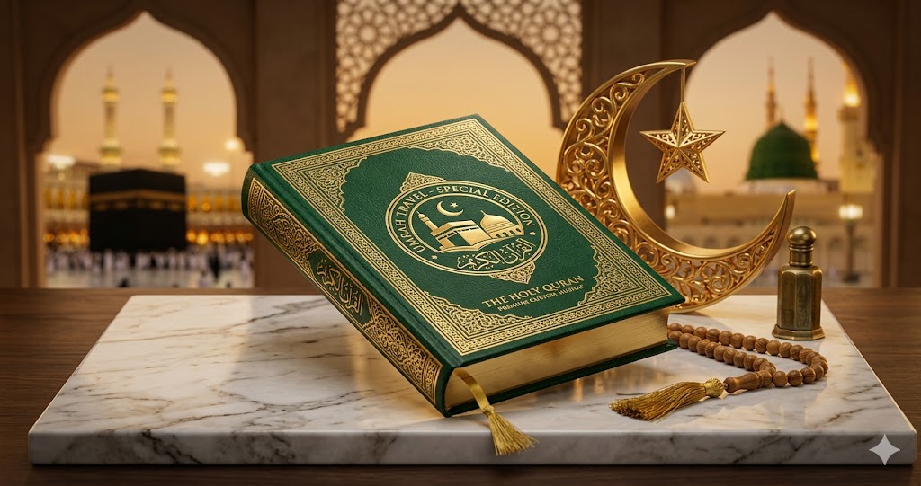quran souvenir umroh custom