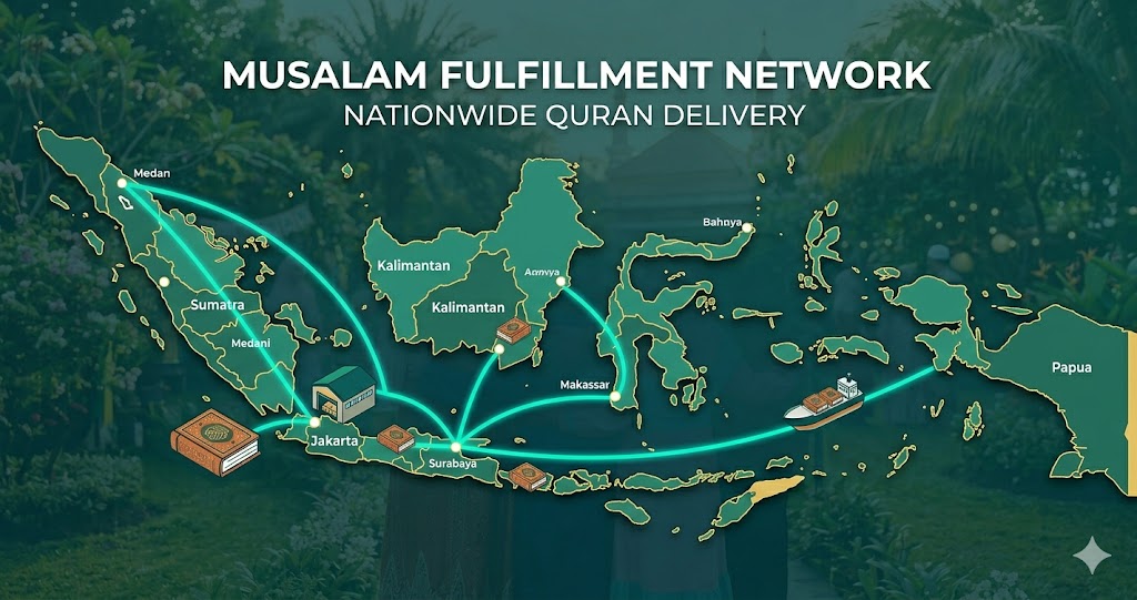 percetakan quran nasional pengiriman mushaf seluruh indonesia - Fatijja Quran