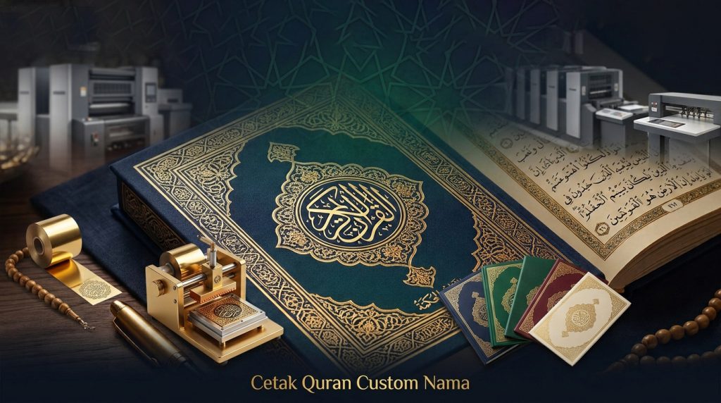 Cetak Quran Custom Nama