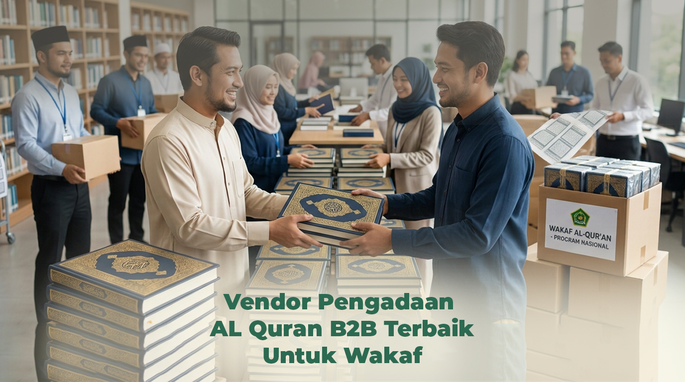 Vendor Pengadaan Al Quran B2B Terbaik untuk Wakaf
